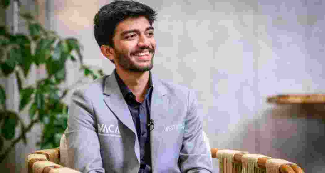 New world chess champion D Gukesh. File photo.