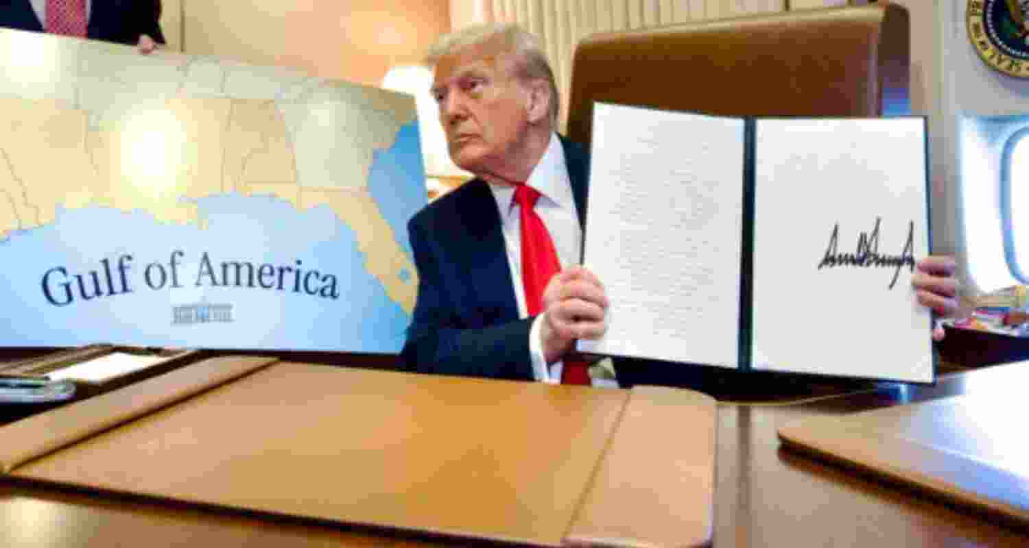 Trump can rename the Gulf of Mexico