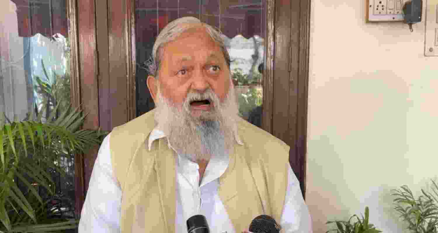 Haryana Minister Anil Vij.