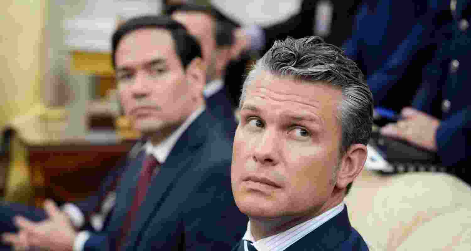 US Secretary of War Pete Hegseth.