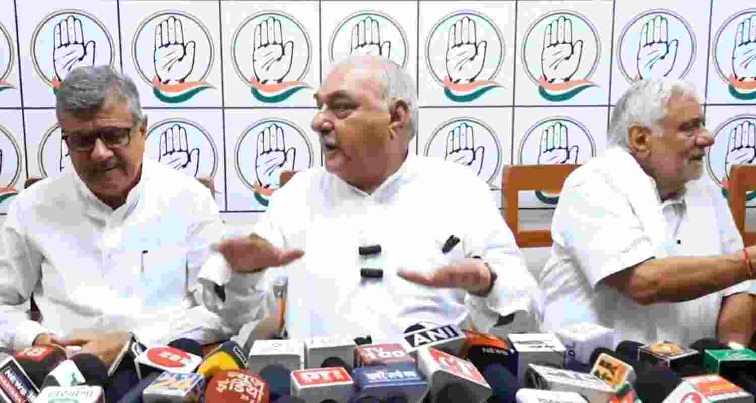 Bhupinder Singh Hooda. 