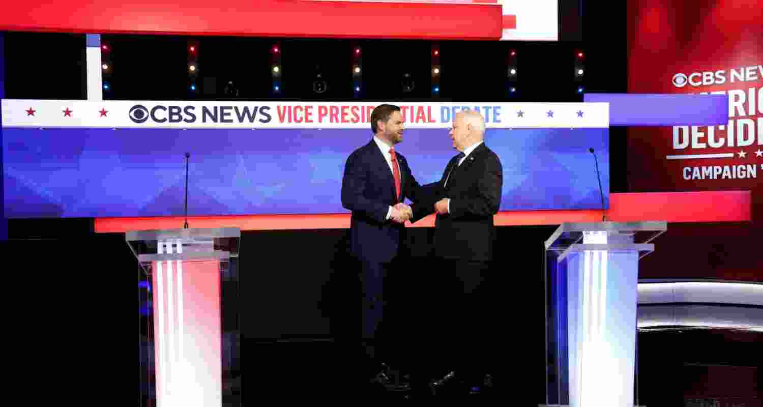 Walz and Vance Show Unlikely Harmony in Vice Debate.