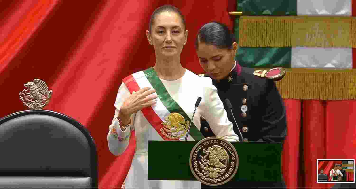 1st Female President Claudia Sheinbaum Takes Office in Mexico.