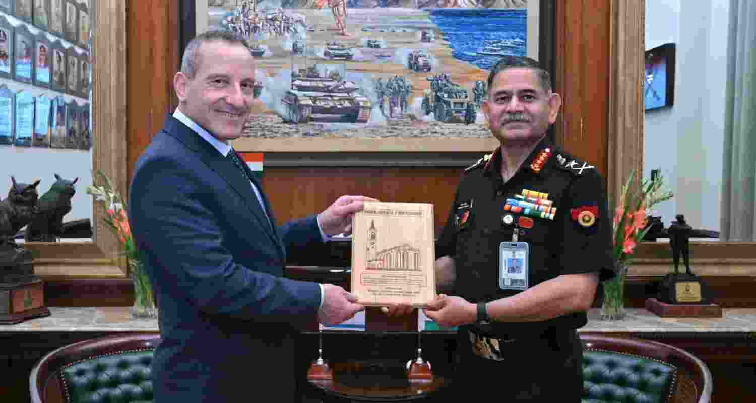 Major General (Res.) Amir Baram, Director General, Ministry of Defence, Israel, called on General Upendra Dwivedi, COAS. 