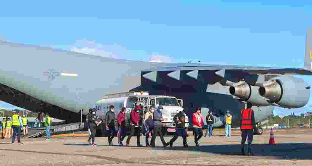 The illegal Indian immigrants deported from the US, alleged that deportees were handcuffed and had their legs chained during the flight to Amritsar. (File Photo)