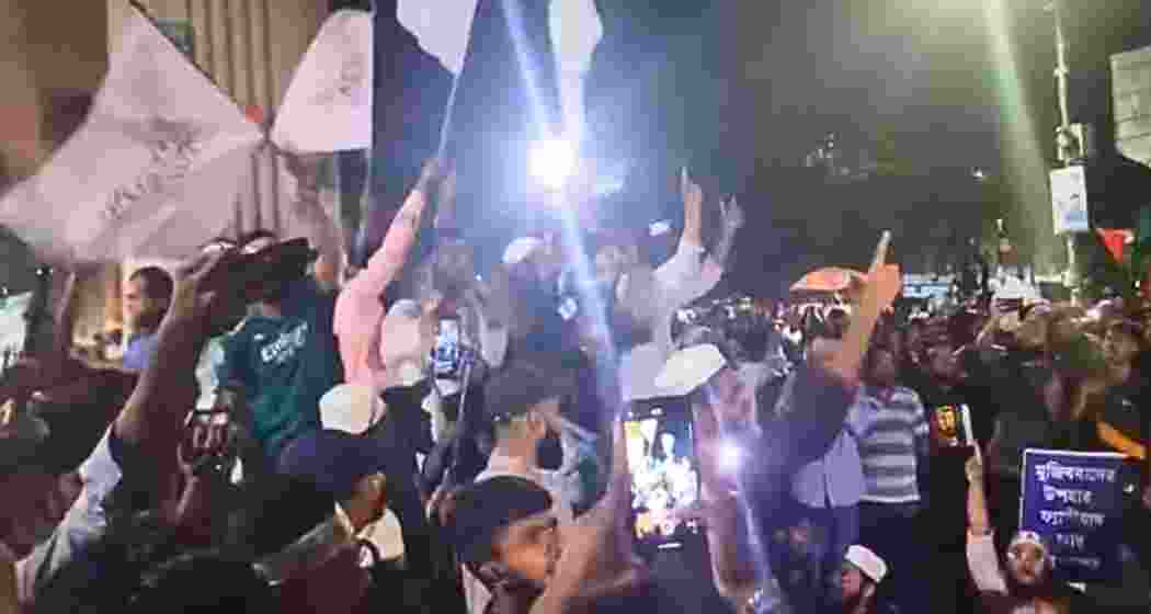 ISIS flags were prominently displayed in a protest in Dhaka, raising serious concerns about extremism in Bangladesh and its implications for regional security, including potential links to Pakistani intelligence agencies.