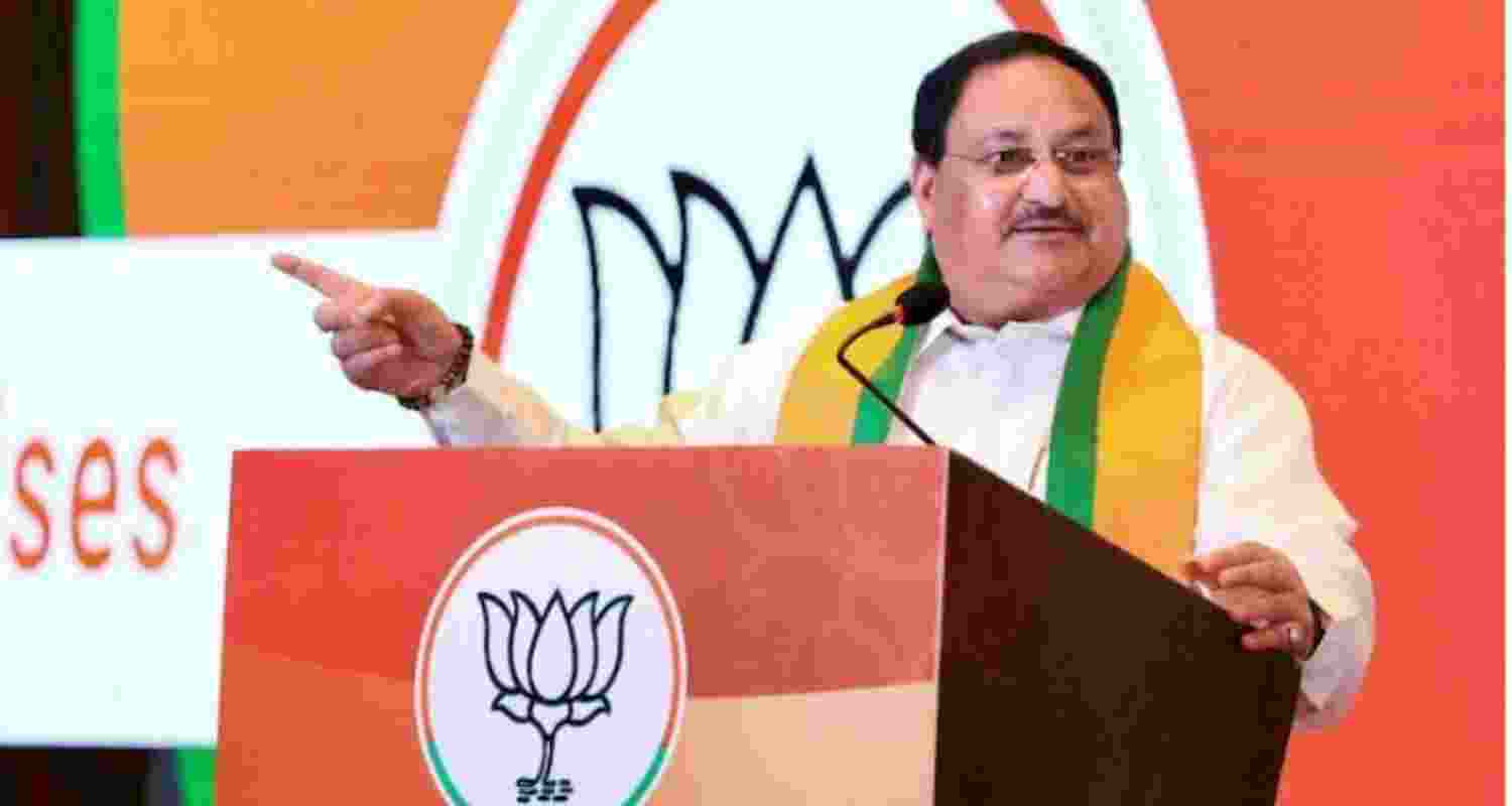 Nadda meets party leaders in Telangana on membership drive
