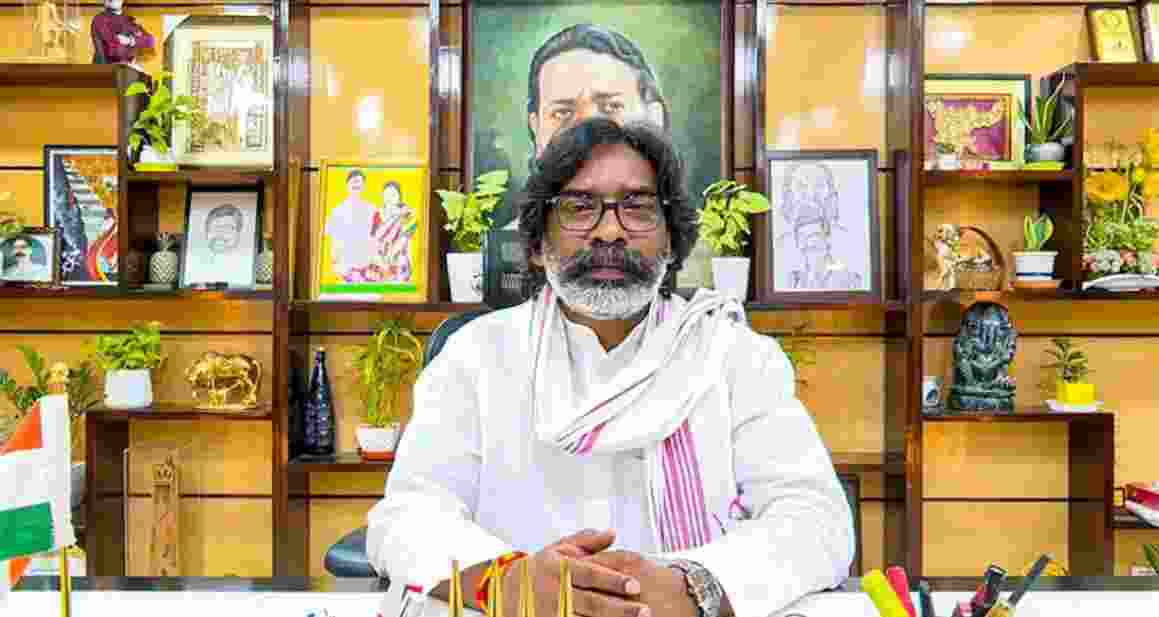 Jharkhand Chief Minister Hemant Soren - file image.
