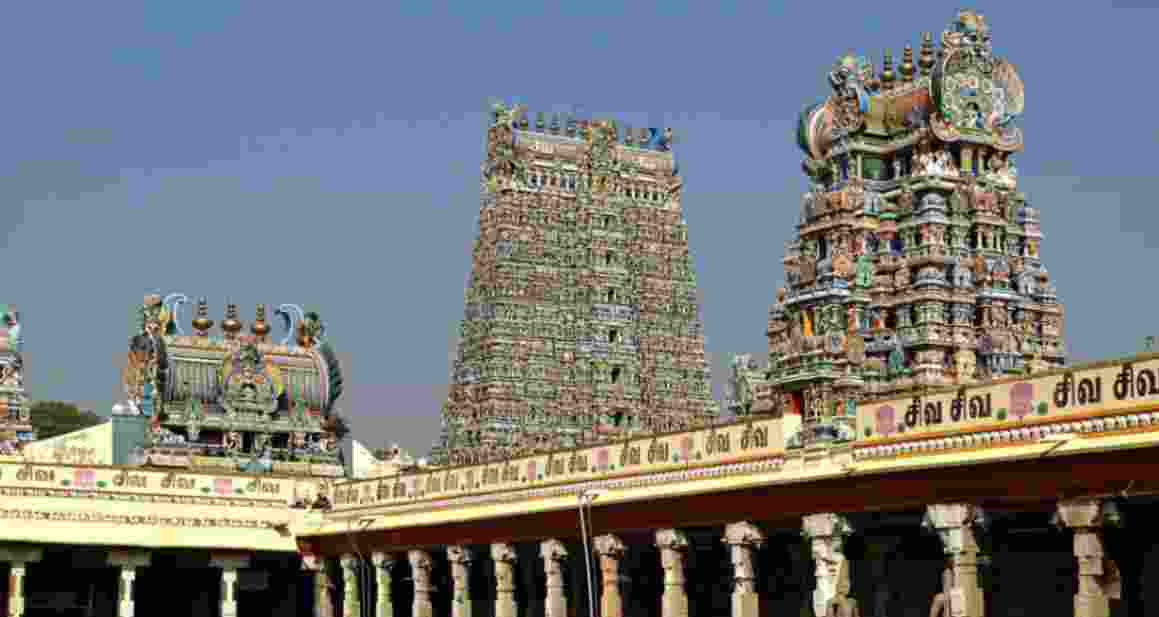 Meenakshi Amman Temple in Madurai.