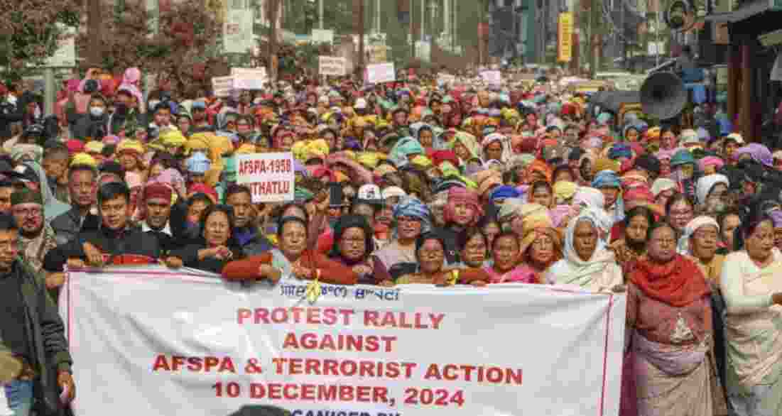 Manipur: Protests against AFSPA intensify on Human Rights Day
