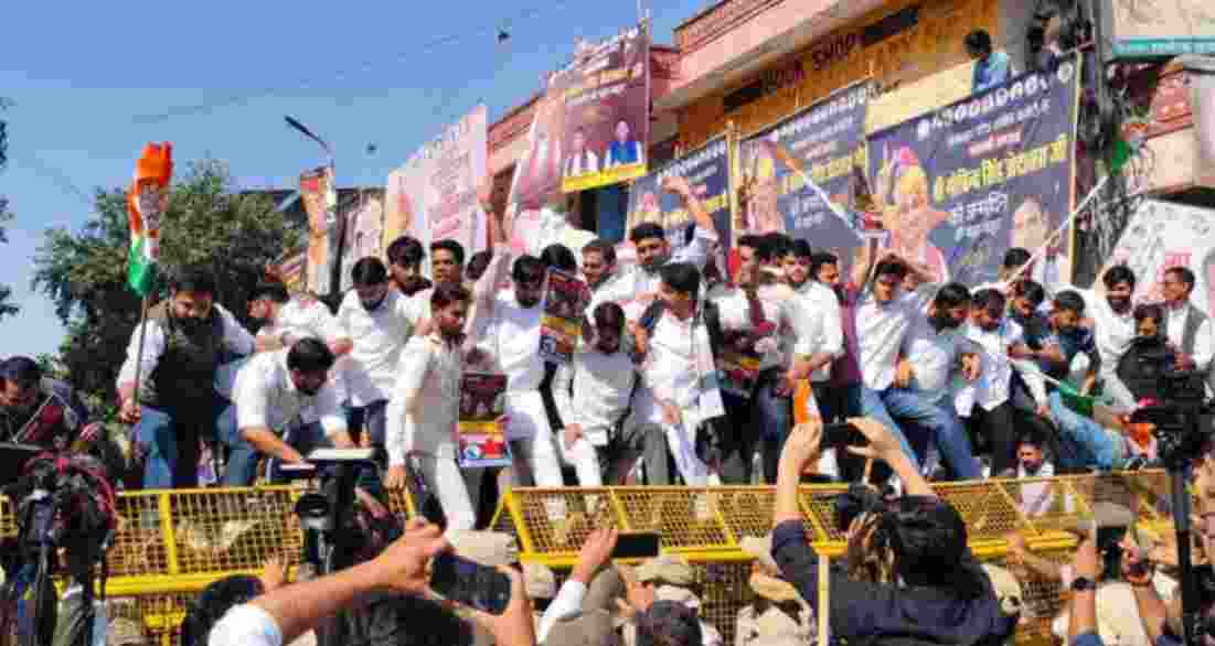 R'than Youth Cong protests against BJP, EC over ‘vote chori’