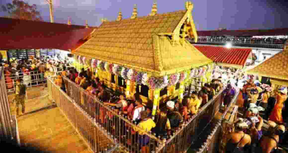 Sabarimala temple.