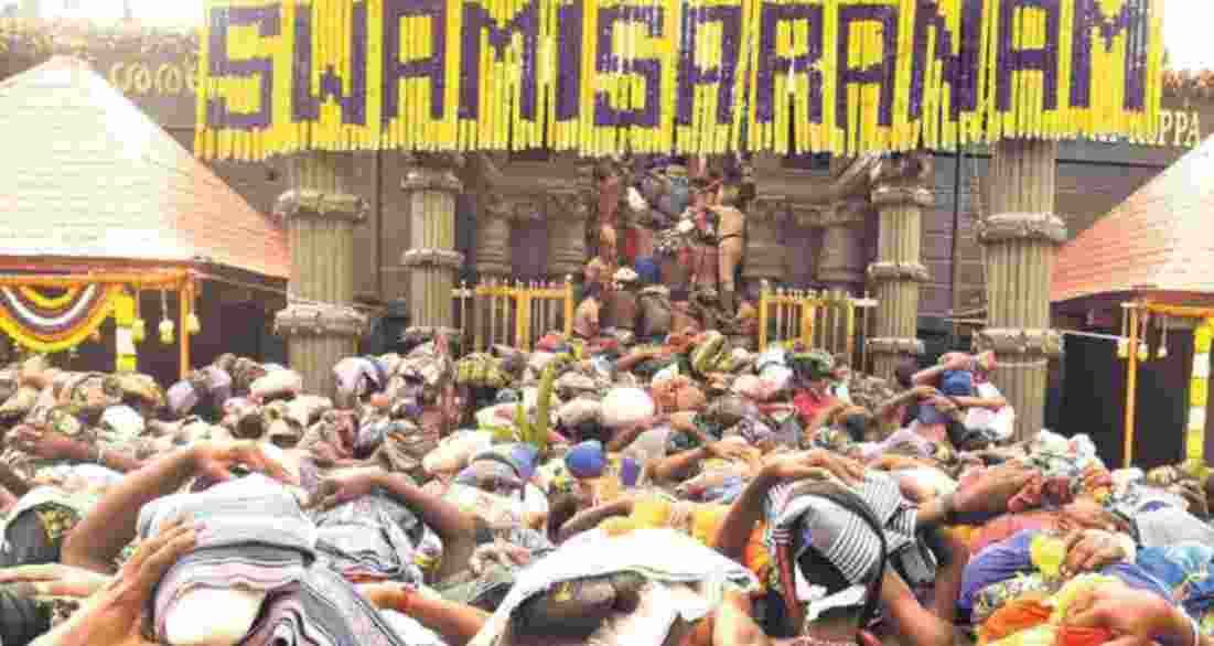 Kasaragod duo walks 8,000 km to Sabarimala for world peace