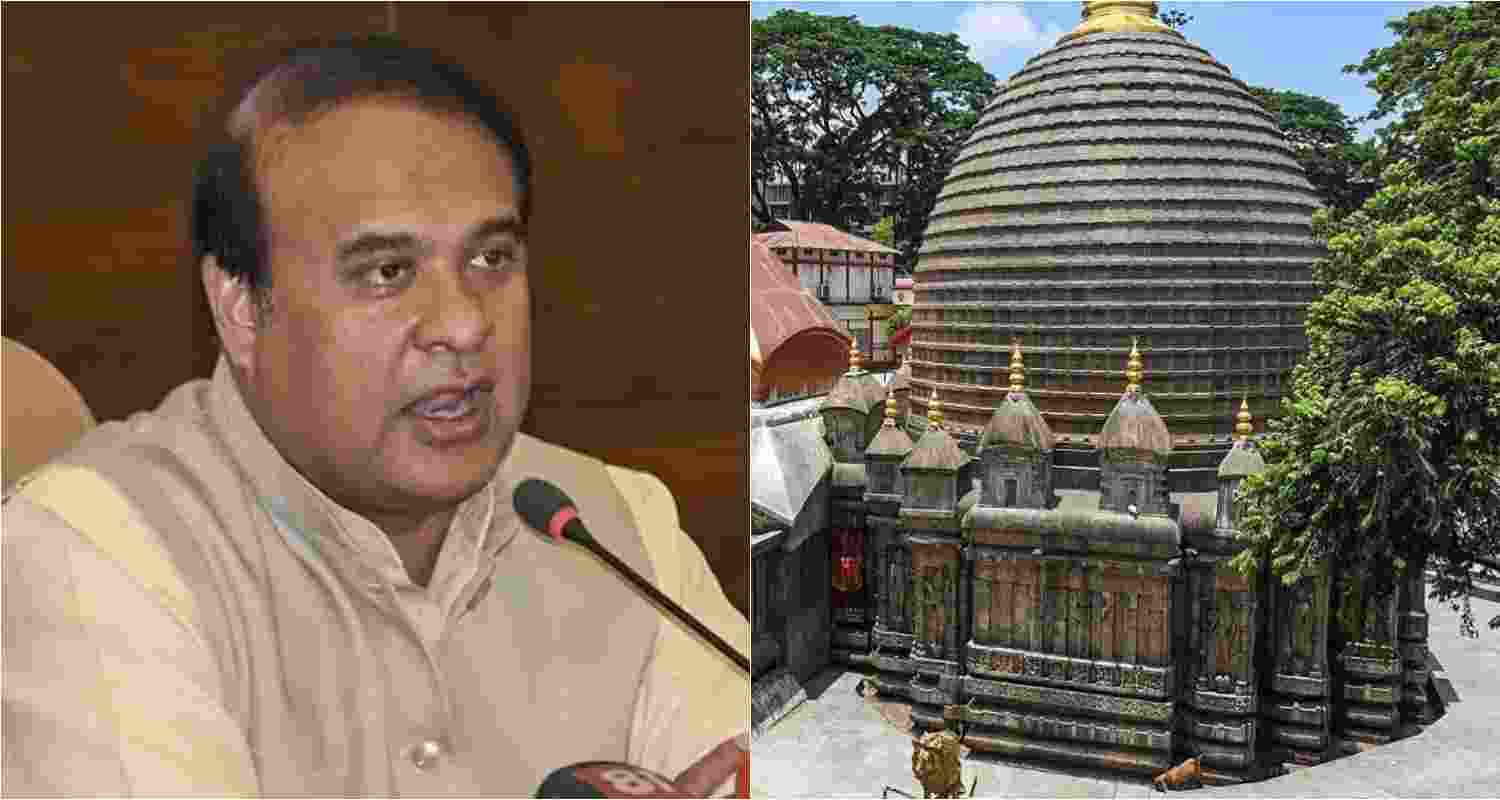 Assam Chief Minister Himanta Biswa Sarma. The Kamakhya Temple