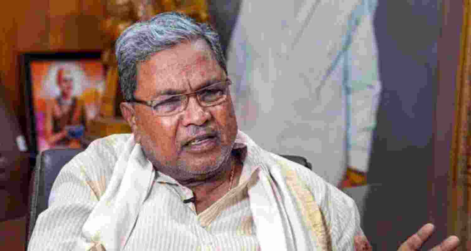 Karnataka CM Siddaramaiah. 