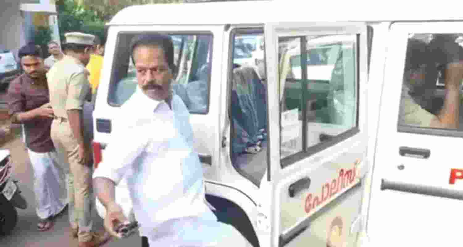 Congress leader N Subrahmanian. 