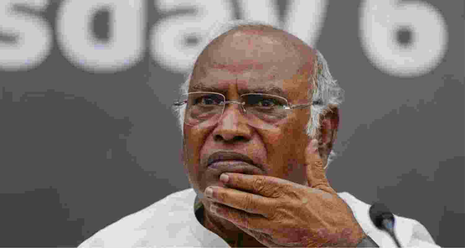 Congress president Mallikarjun Kharge. File photo. 
