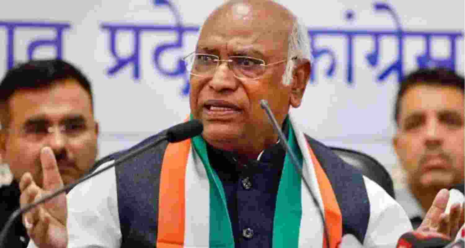 Congress president Mallikarjun Kharge. File photo.