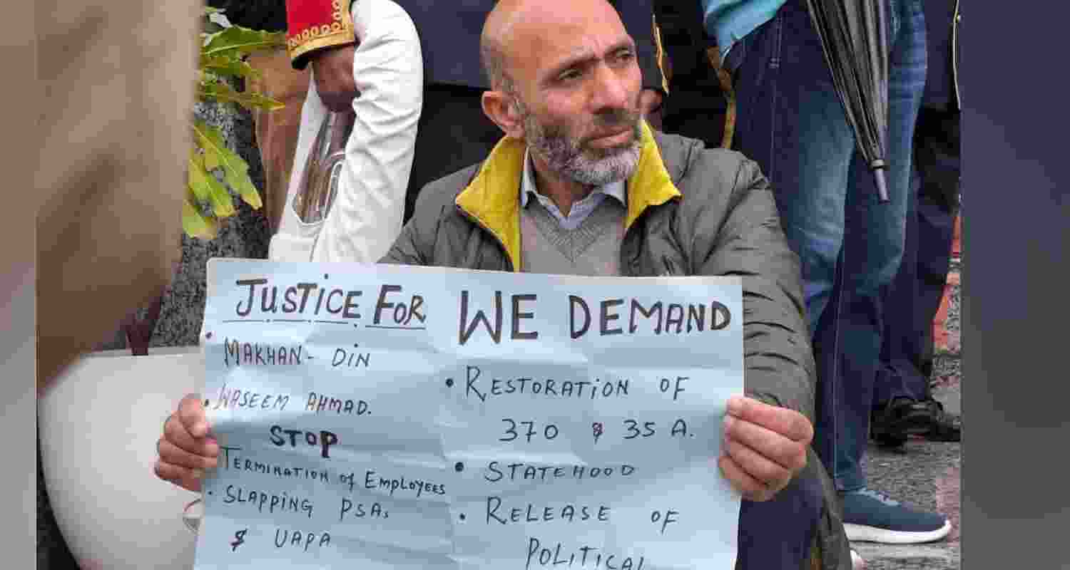 J-K: Langate MLA protests civilian killings
