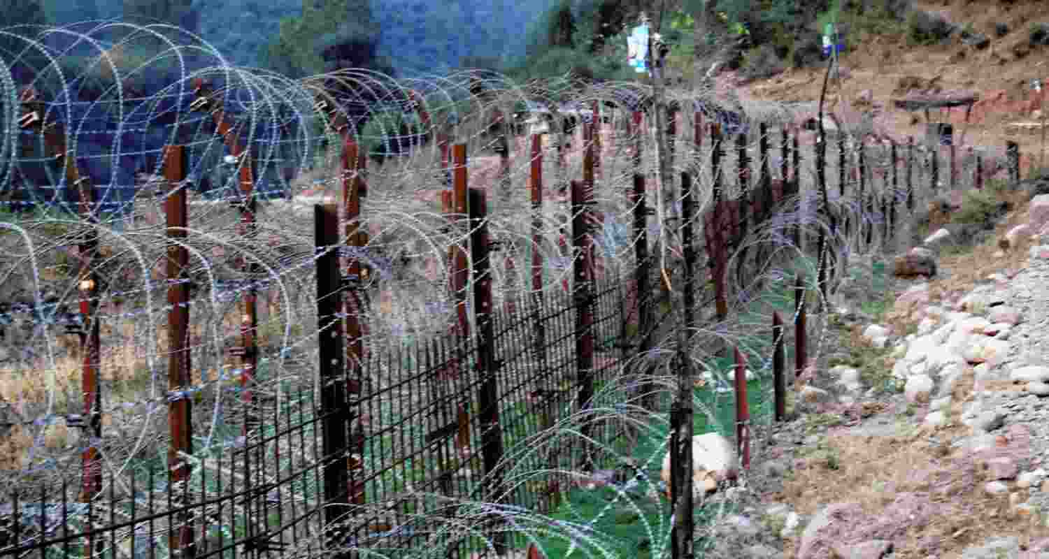 An image of the Line of Control in Poonch district.