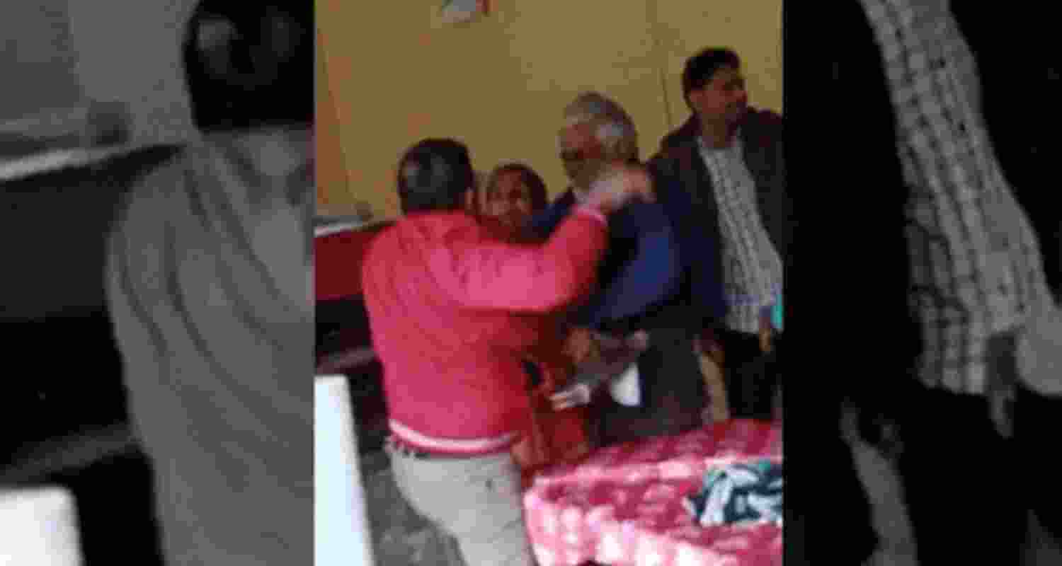 The accused official allegedly refused to do the work and argued with the woman.
