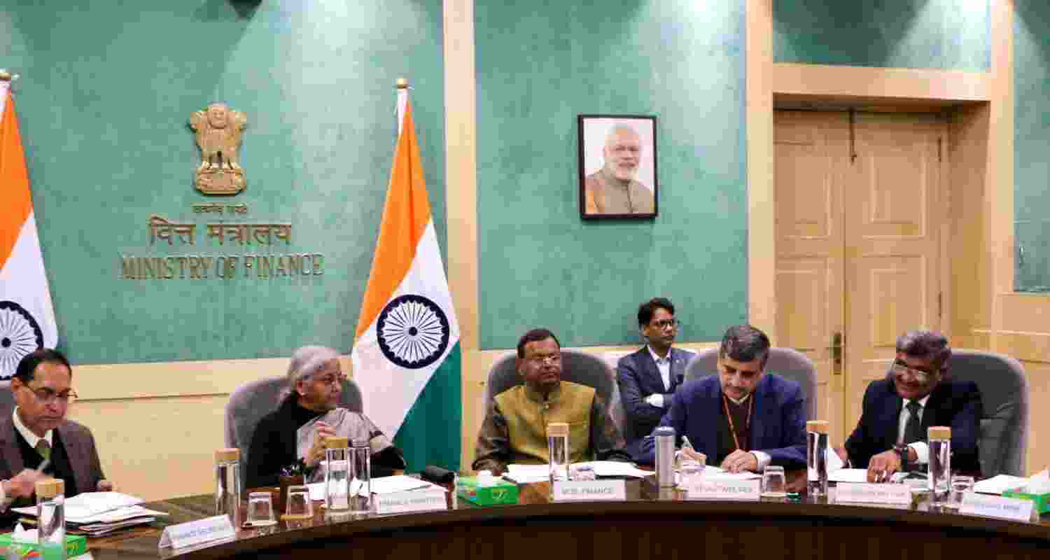 FM Sitharaman chairs pre-budget meet with trade unions