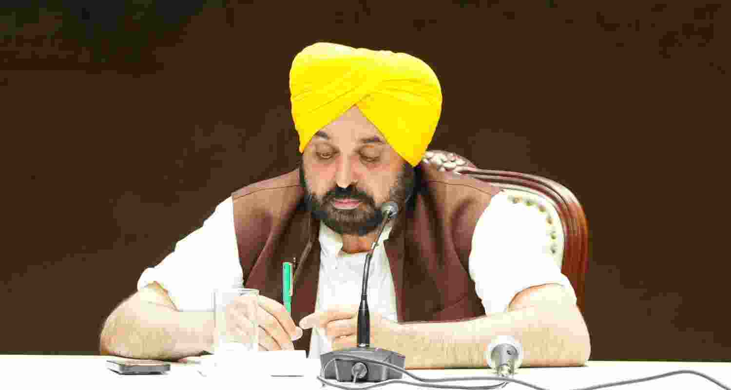 Chief Minister of Punjab, Bhagwant Mann. 
