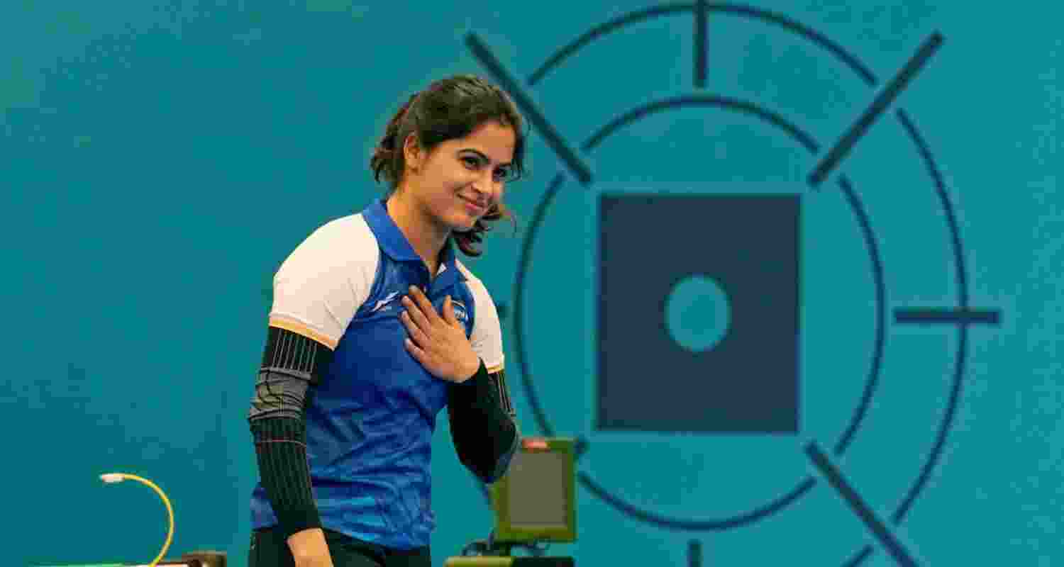 Double Olympic medallist Manu Bhaker.