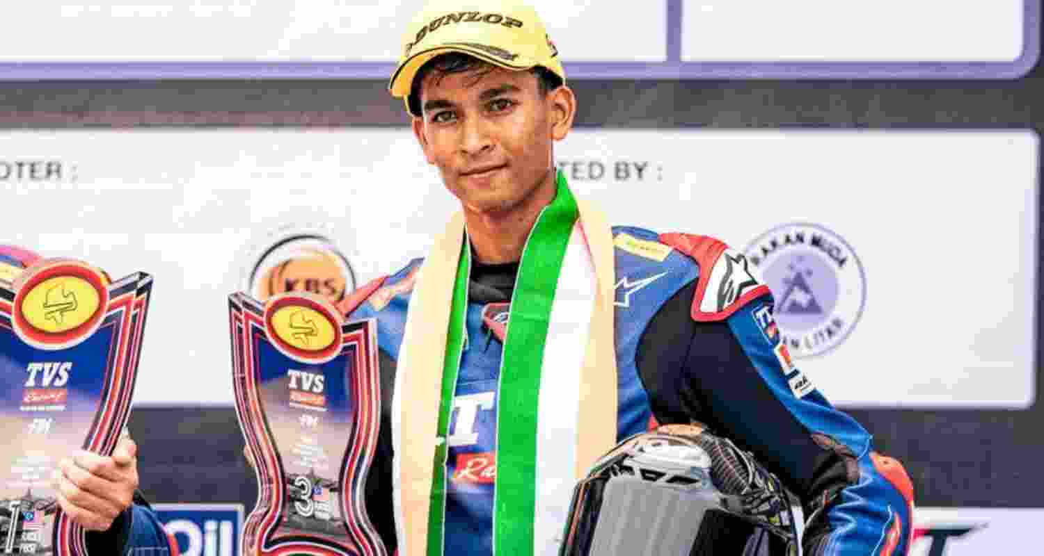 Sarthak Chavan grew up surrounded by the roar of engines. It was his father, who runs a workshop specialising in modified racing bikes and cars, who introduced him to the world of motorsport.