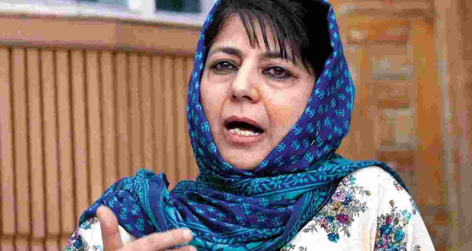 J&K PDP chief Mehbooba Mufti 