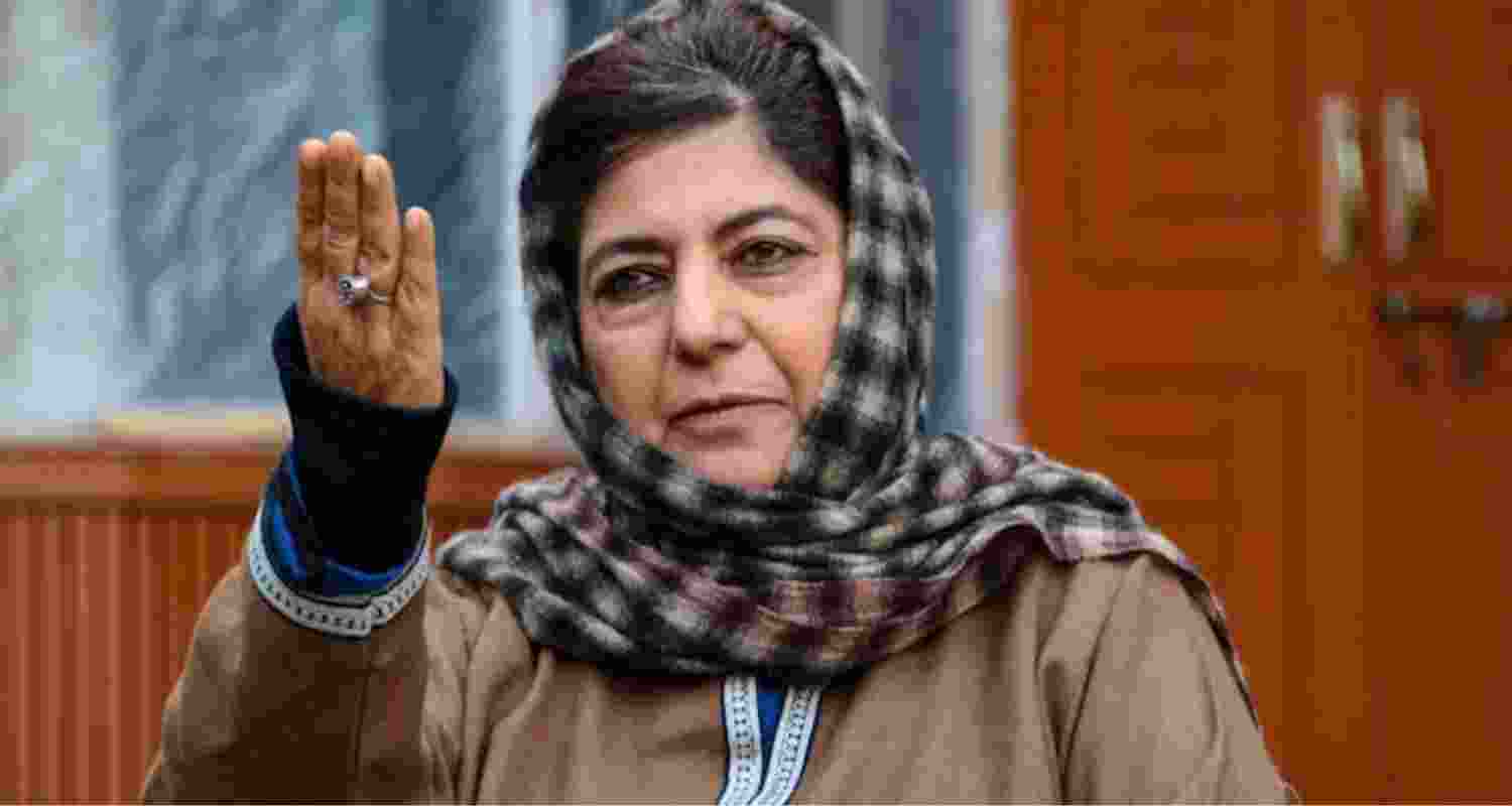 Jammu and Kashmir PDP chief Mehbooba Mufti. File photo.