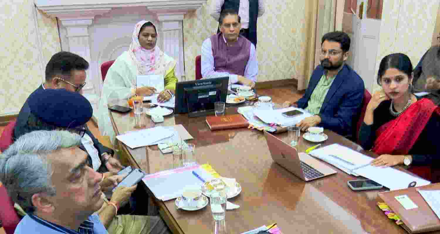 Additional Chief Secretary Onkar Chand Sharma, Director General of Police Dr Atul Verma, Additional Director General of Police Abhishek Trivedi, Secretary to the Chief Minister Rakesh Kanwar, Secretary Social Justice and Empowerment Ashish Singhmar, Secretary Rural Development and other senior officers attended the meeting. 
