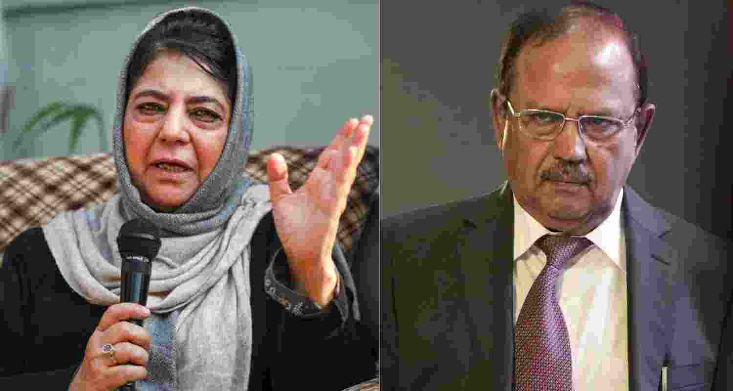 Mehbooba Mufti criticises NSA Ajit Doval’s “avenge history” remarks