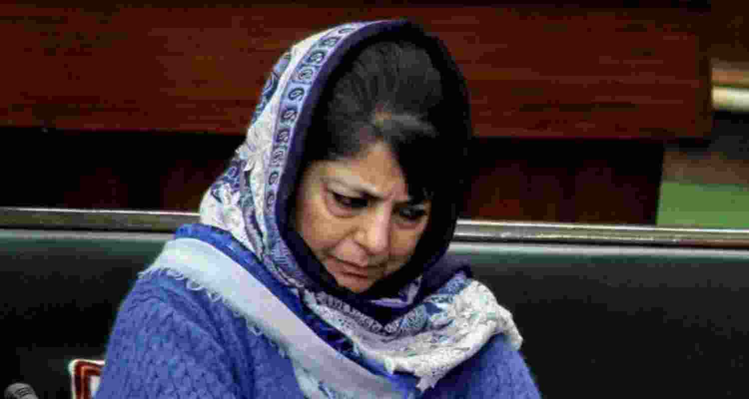 Former Chief Minister of Jammu and Kashmir and PDP leader Mehbooba Mufti.