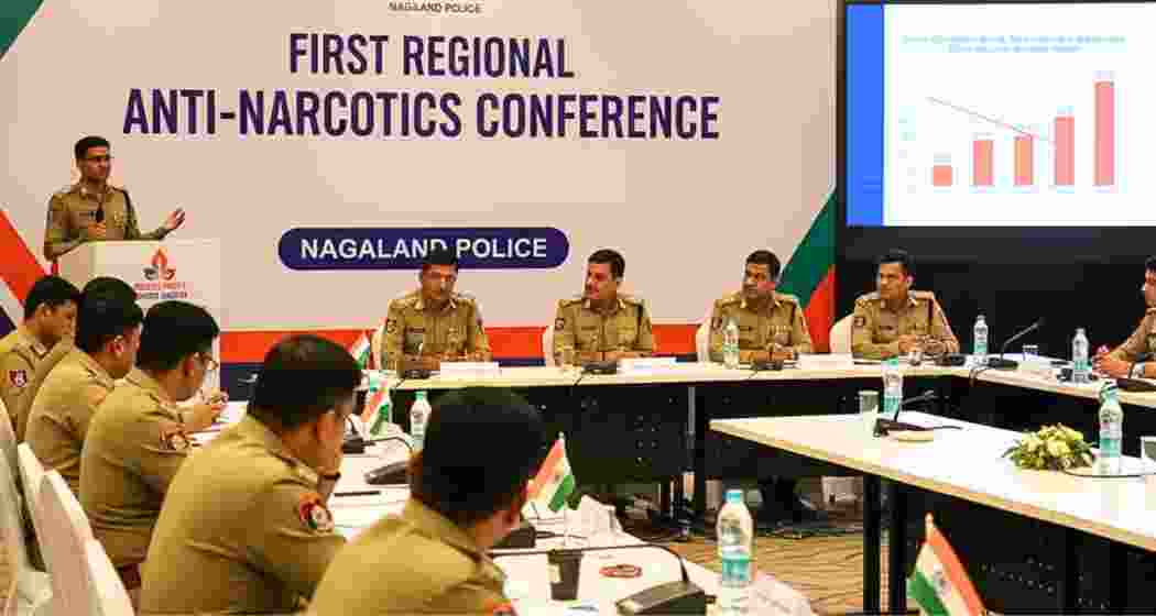 Top police officials from Northeastern states meet in Nagaland for a two-day conference, vowing joint intelligence and tech-driven action to combat the region’s spiralling drug menace.
