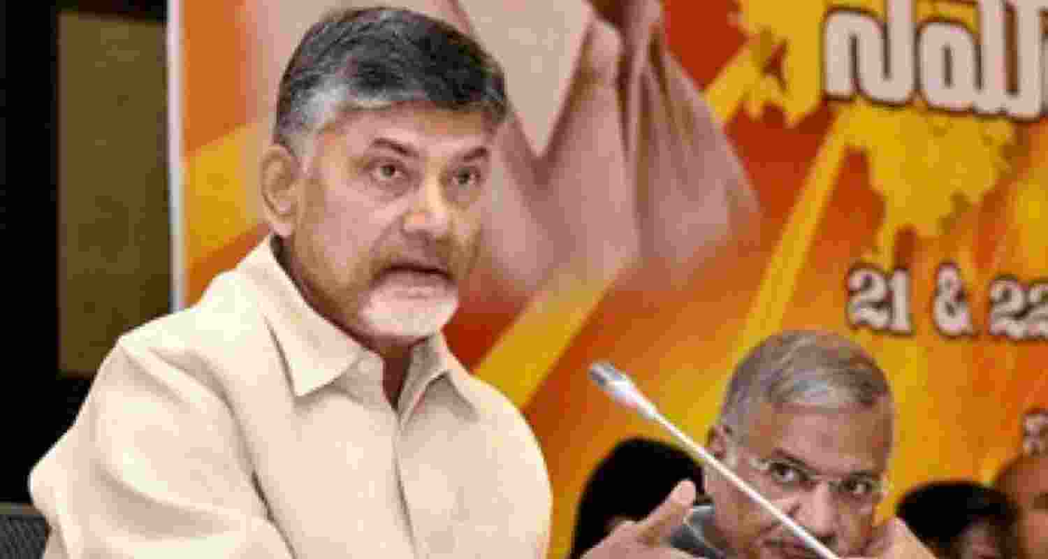 Andhra Pradesh Chief Minister N Chandrababu Naidu - file image. 