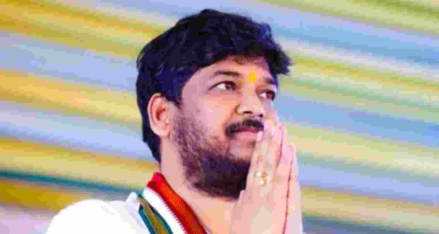 Congress candidate Naveen Yadav - file image.