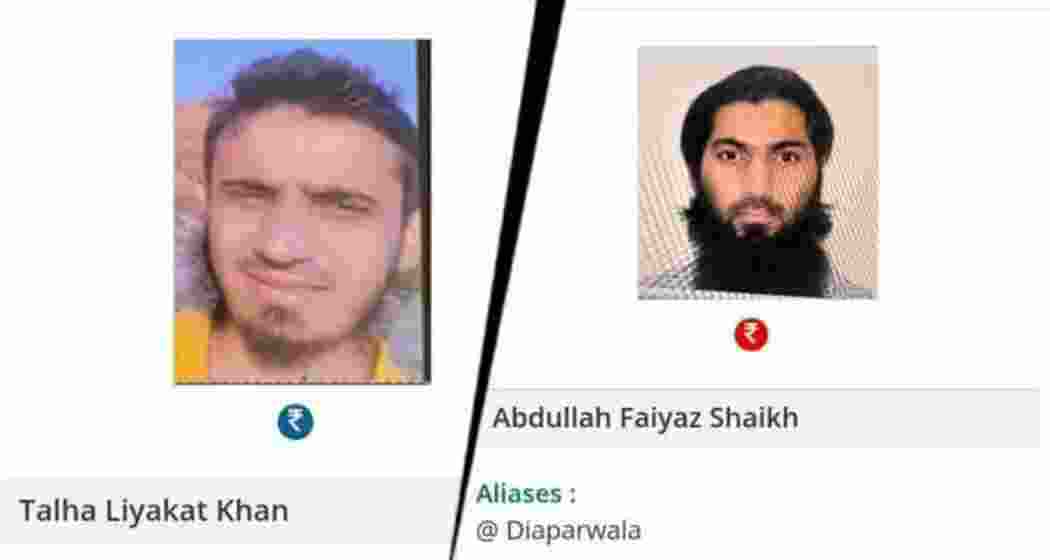 Two ISIS sleeper cell members, Talha Khan and Abdullah Faiyaz Shaikh alias Diaperwala, were arrested by the NIA at Mumbai airport on Friday night.
