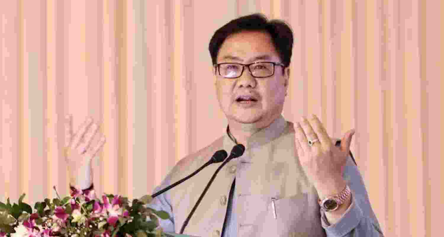 Union Minister Kiren Rijiju.