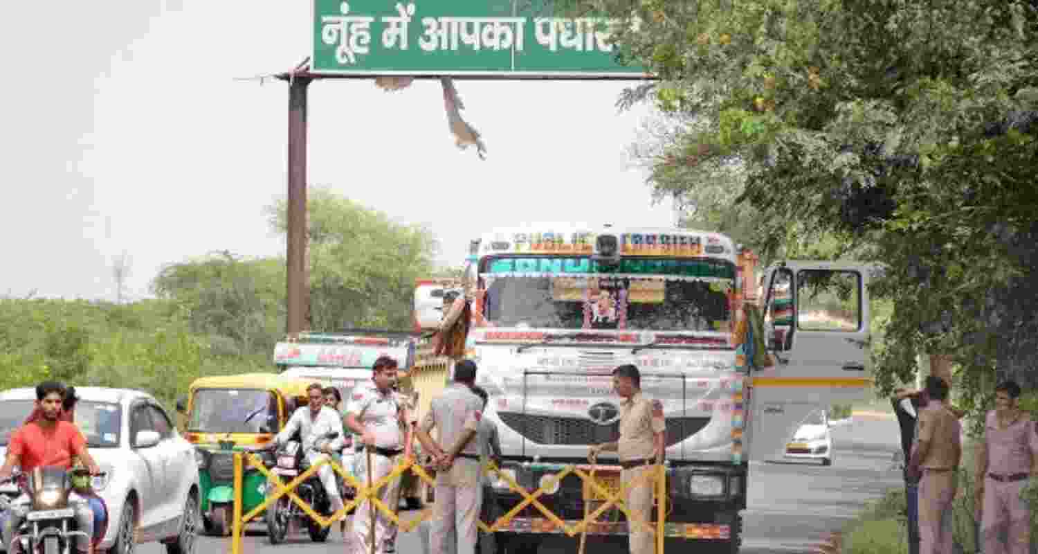 Braj Mandal Jalabhishek Yatra begins in Nuh amid tight security