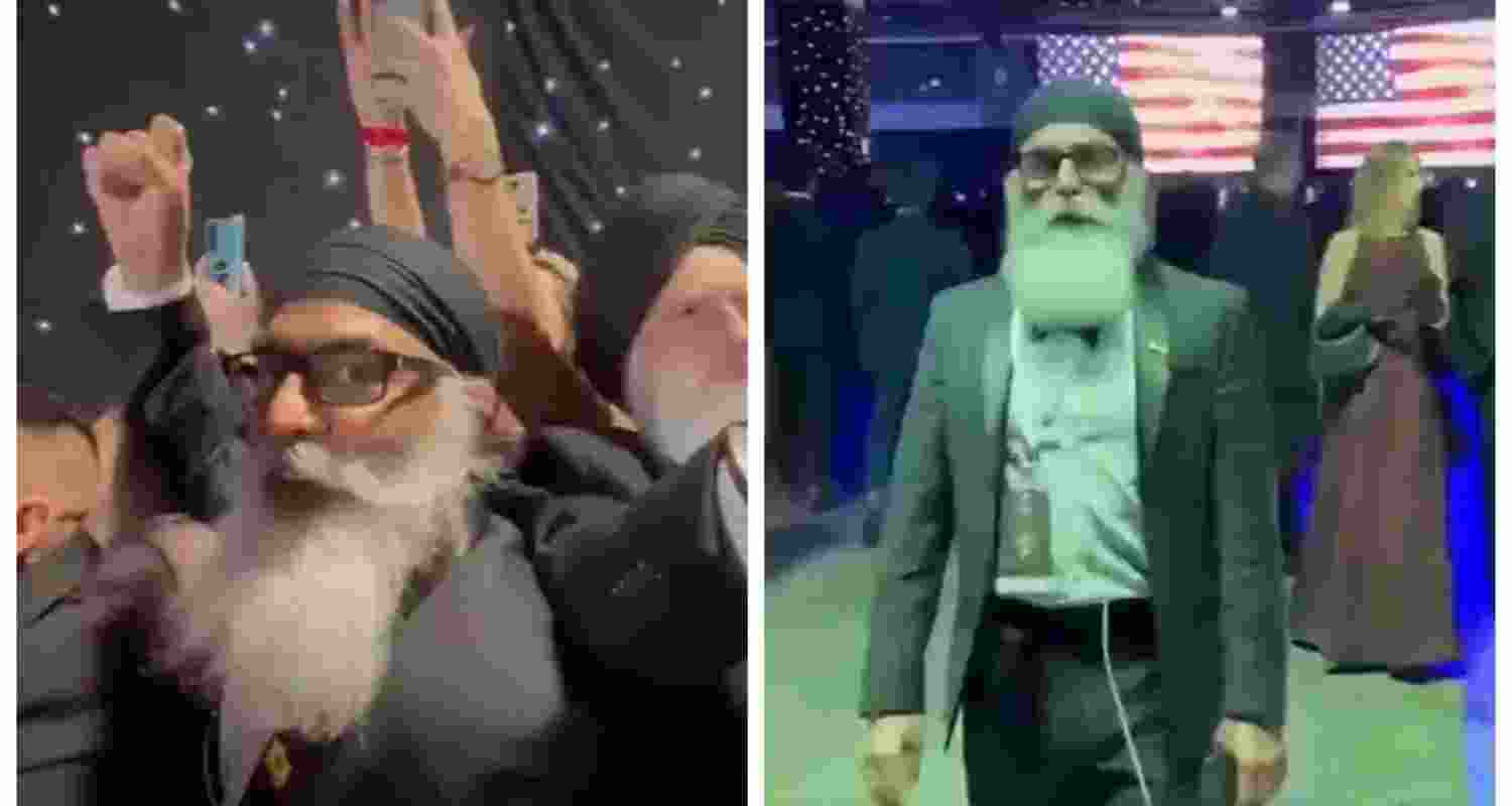 Khalistani terrorist Gurpatwant Singh Pannun was reportedly seen at Donald Trump’s inauguration in viral videos.