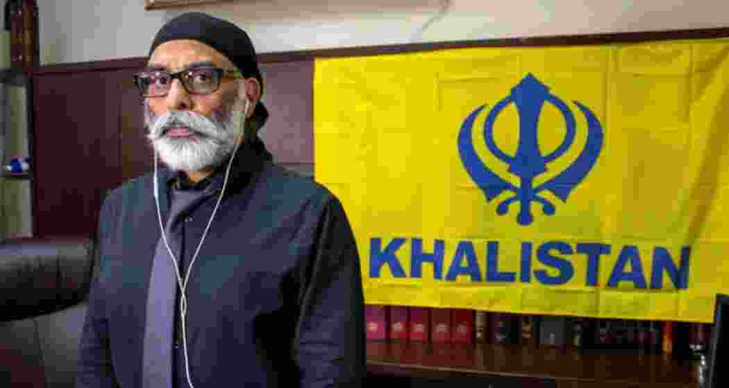 File photo of US-based Khalistani extremist Gurpatwant Singh Pannun.