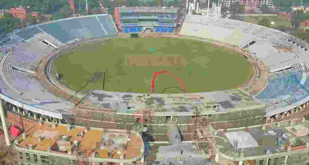 Under-construction Rawalpindi Cricket Stadium. Photo: X