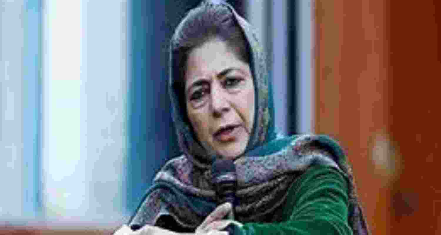 PDP president Mehbooba Mufti