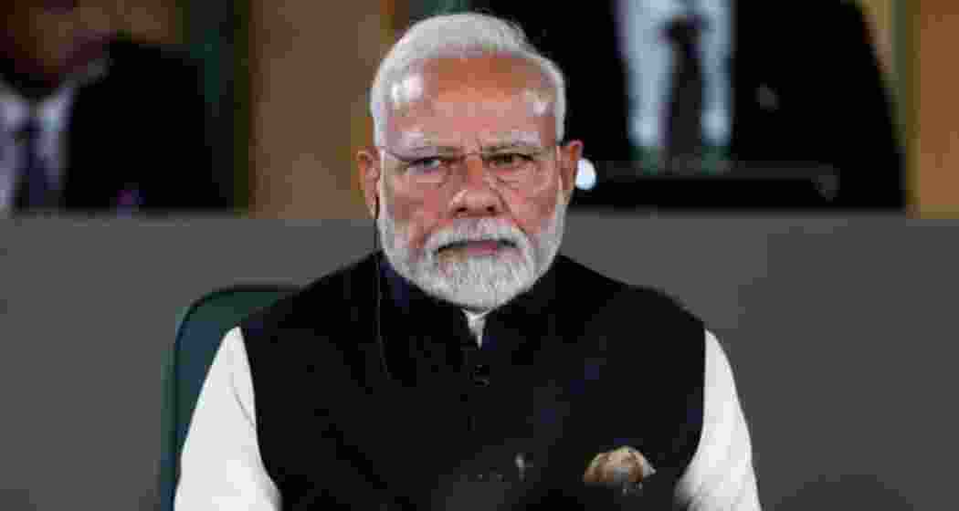 Prime Minister Narendra Modi at the G7 Summit outreach session in Kananaskis, Canada.