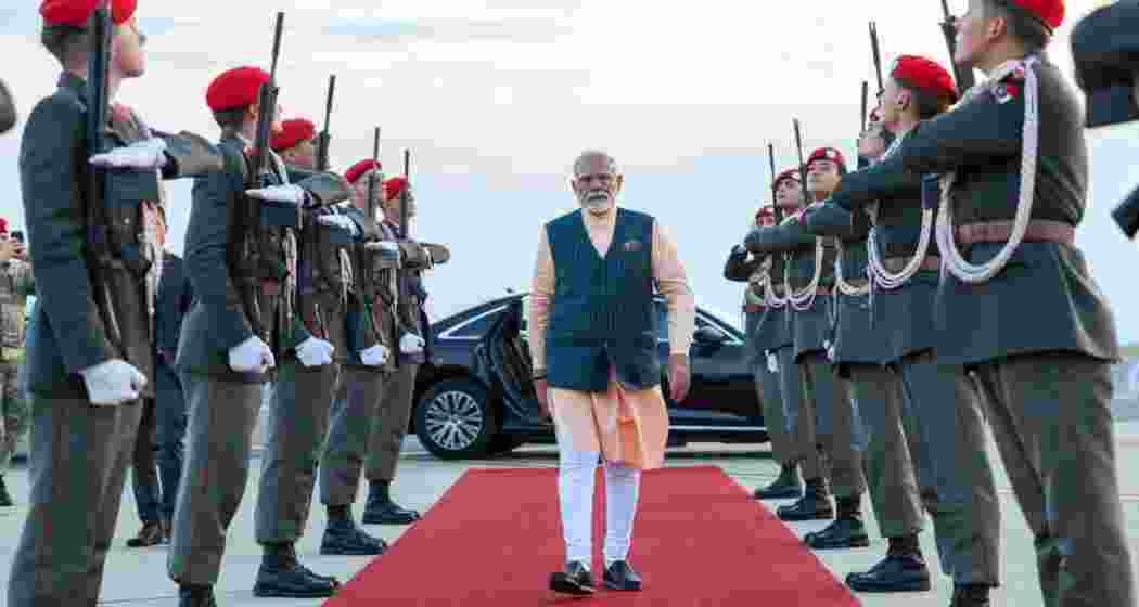 Prime Minister Narendra Modi during his visit to Russia and Austria, in Vienna during the month of July, 2024.