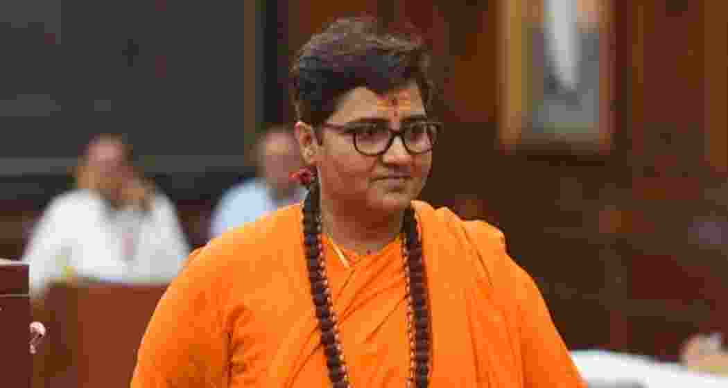 Former BJP parliamentarian Pragya Singh Thakur. 