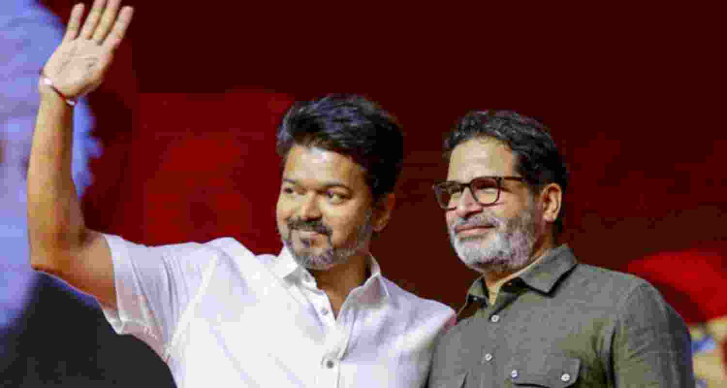 PK, Vijay share stage during TVK's anniversary meet