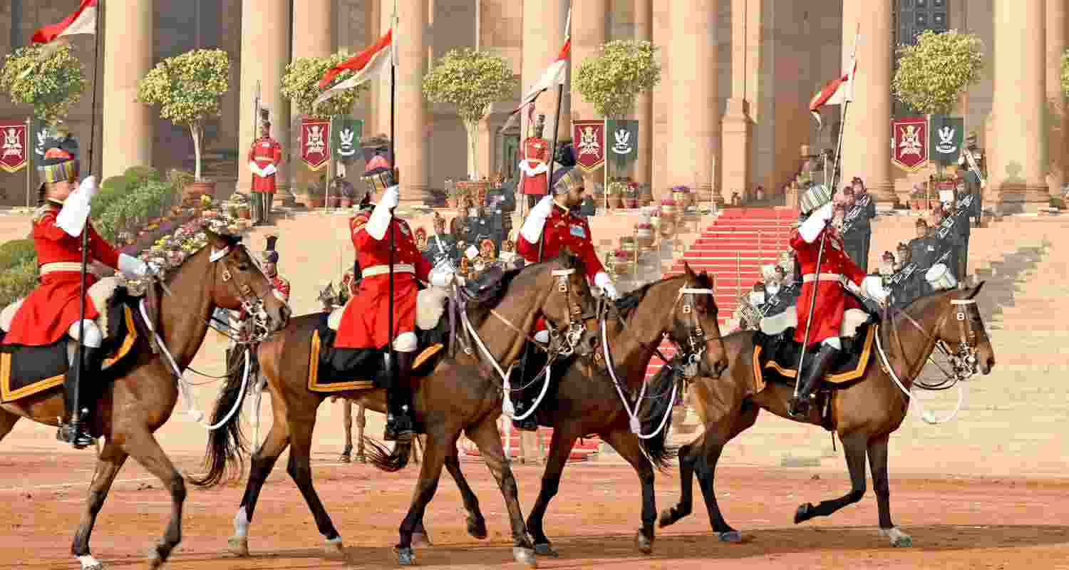 India’s elite President’s Bodyguard preserves centuries-old cavalry heritage. 