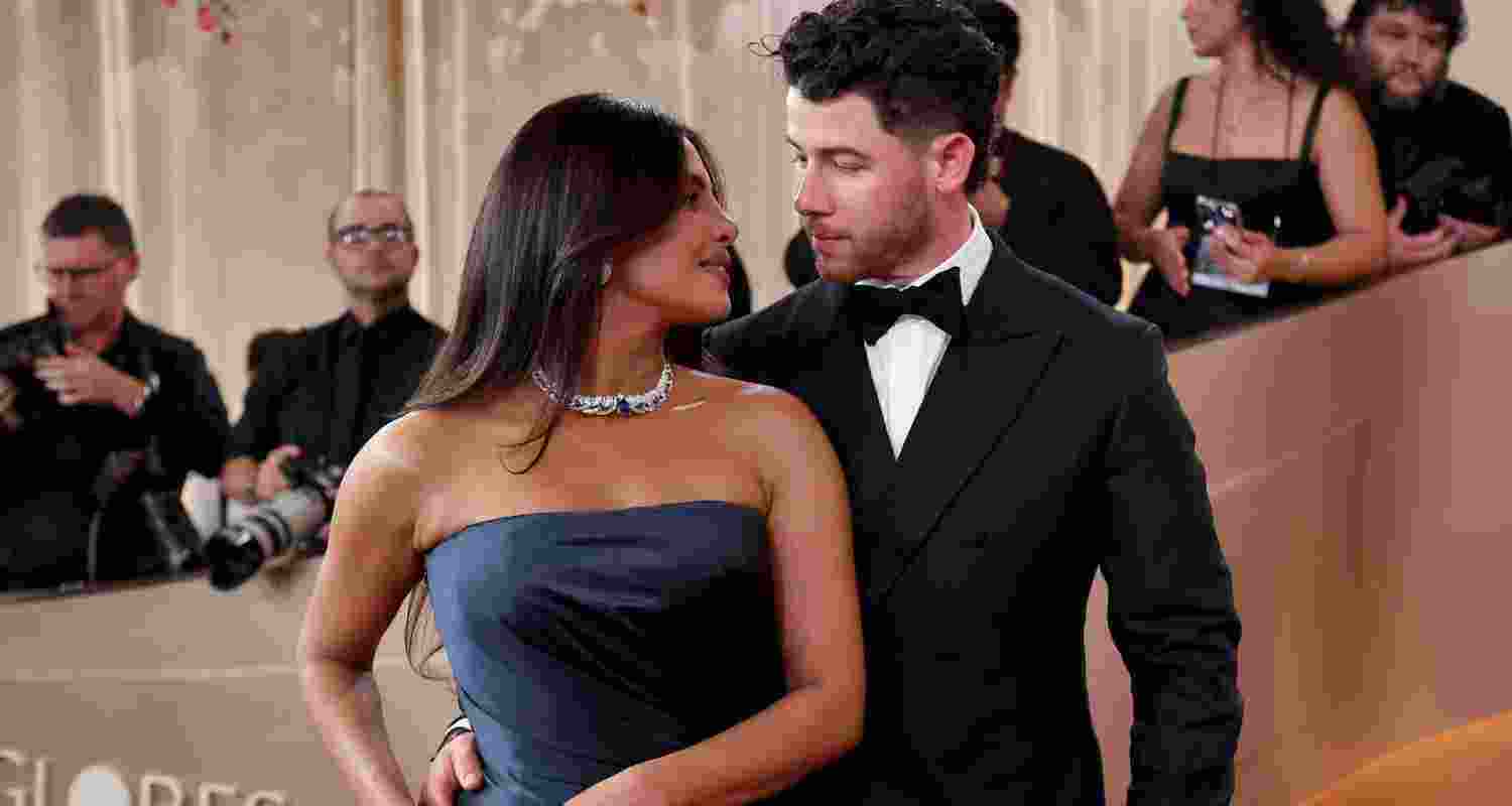 Priyanka Chopra Jonas and Nick Jonas dazzle on the Golden Globes 2026 red carpet